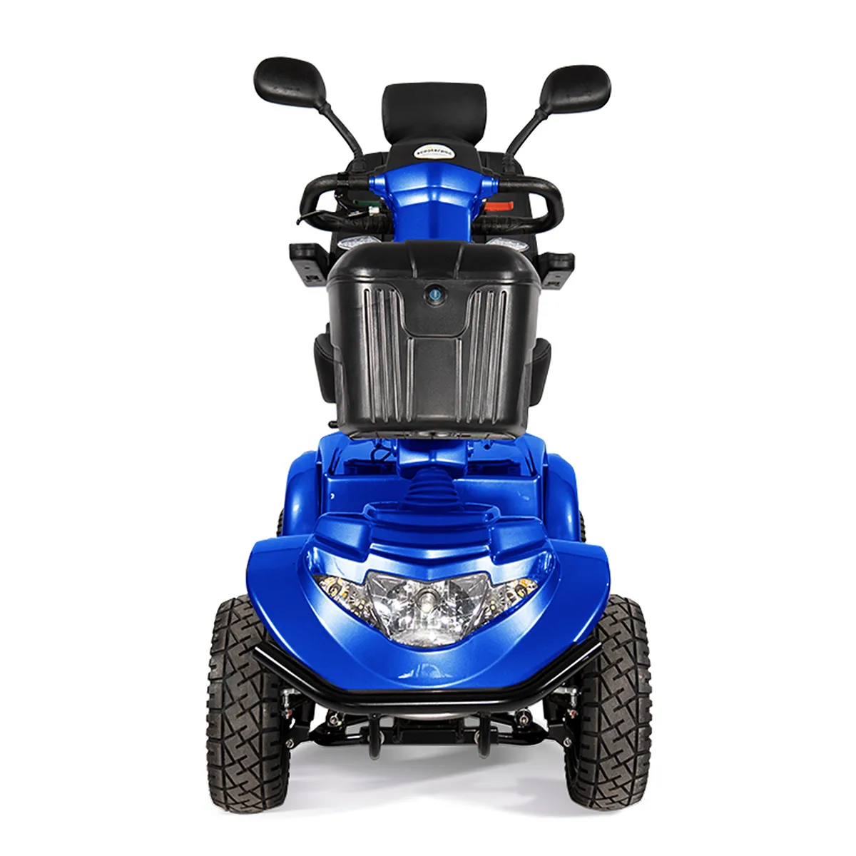 Ignite Mobility Scooter in Blue Front View.jpg